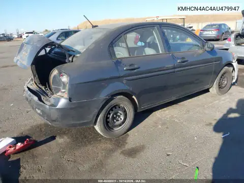 KMHCN4AC4AU479947 — 2010 Hyundai Accent, фото 5 с аукциона IAAI, Передняя часть