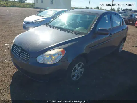 2011 Hyundai Accent VIN KMHCN4BCXBU574805 фото 3