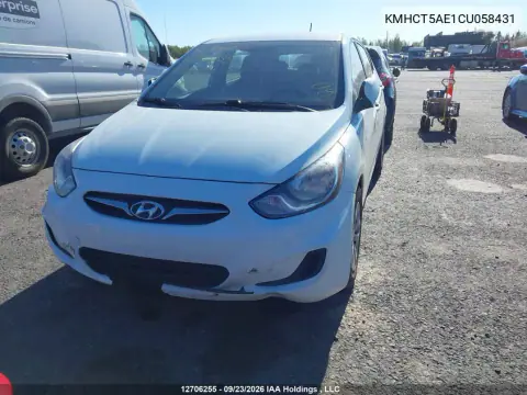2012 Hyundai Accent Gl VIN KMHCT5AE1CU058431 фото 11
