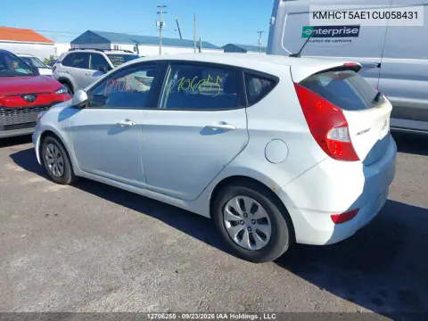 2012 Hyundai Accent Gl VIN KMHCT5AE1CU058431 фото 3