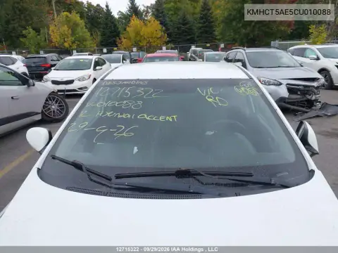 2012 Hyundai Accent Gls/Gs VIN KMHCT5AE5CU010088 фото 18