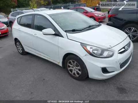 KMHCT5AE5CU010088 — 2012 Hyundai Accent, Передний левый, фото до ремонта