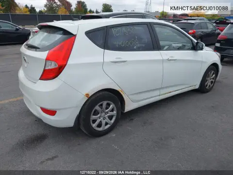 2012 Hyundai Accent Gls/Gs VIN KMHCT5AE5CU010088 фото 5