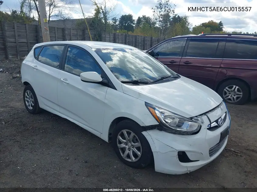 2012 Hyundai Accent Gs VIN KMHCT5AE6CU015557 фото 2