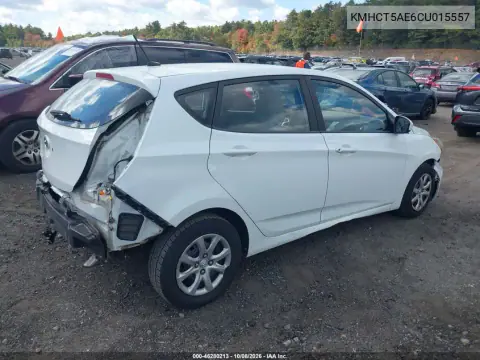 2012 Hyundai Accent Gs VIN KMHCT5AE6CU015557 фото 5