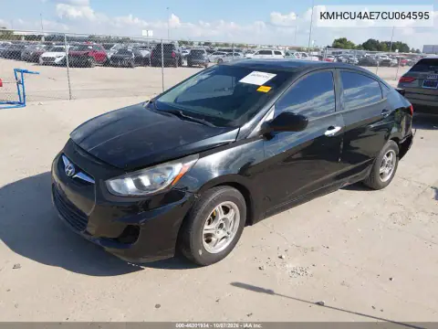 2012 Hyundai Accent Gls VIN KMHCU4AE7CU064595 фото 3