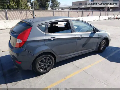 2012 Hyundai Accent Gs VIN KMHCT5AE1CU046229 фото 5