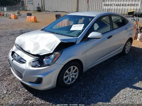 2013 Hyundai Accent Gls VIN KMHCT4AE4DU455031 фото 3