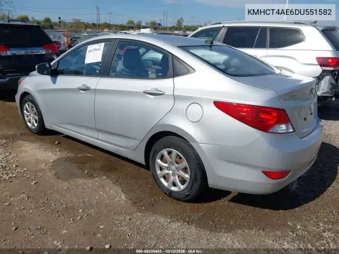 KMHCT4AE6DU551582 — 2013 Hyundai Accent, фото 4 с аукциона IAAI, Передняя часть