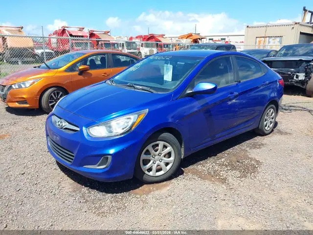 KMHCT4AE3EU740336 — 2014 Hyundai Accent, фото 2 с аукциона IAAI 15.09.2026, Подтопление пресной водой