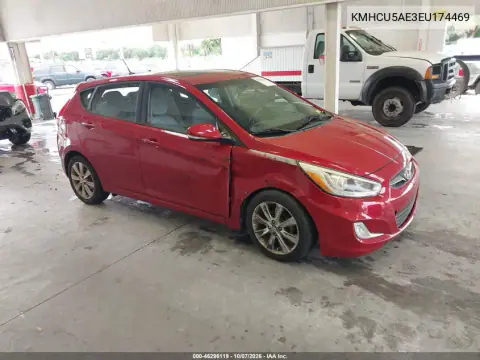 KMHCU5AE3EU174469 — 2014 Hyundai Accent, Передняя часть, фото до ремонта