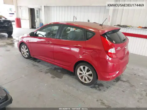 2014 Hyundai Accent Se VIN KMHCU5AE3EU174469 фото 4