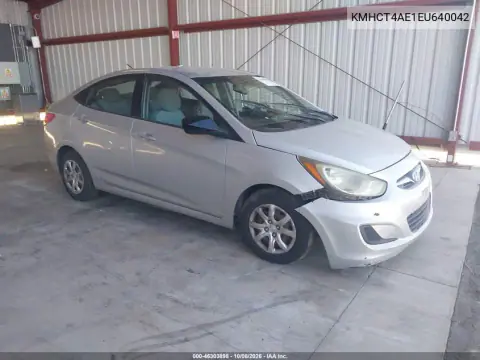 2014 Hyundai Accent Gls VIN KMHCT4AE1EU640042 фото 2