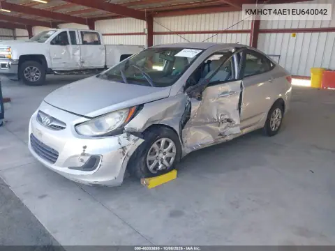 2014 Hyundai Accent Gls VIN KMHCT4AE1EU640042 фото 3