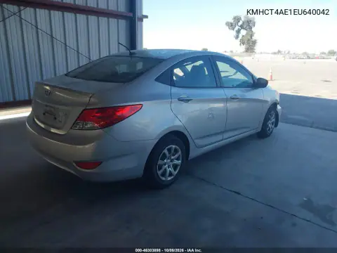 2014 Hyundai Accent Gls VIN KMHCT4AE1EU640042 фото 5