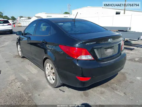 KMHCU4AE1EU768794 — 2014 Hyundai Accent, Передняя часть, фото до ремонта