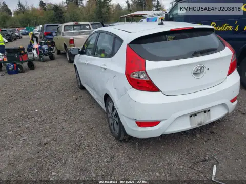 KMHCU5AE4FU203818 — 2015 Hyundai Accent, фото 4 с аукциона IAAI, Естественный износ