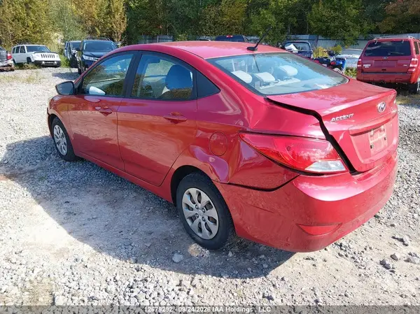 KMHCT4AE5GU992138 — 2016 Hyundai Accent, фото 3 с аукциона IAAI 29.09.2026, Задняя часть справа