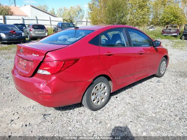 KMHCT4AE5GU992138 — 2016 Hyundai Accent, фото 4 с аукциона IAAI 29.09.2026, Задняя часть справа