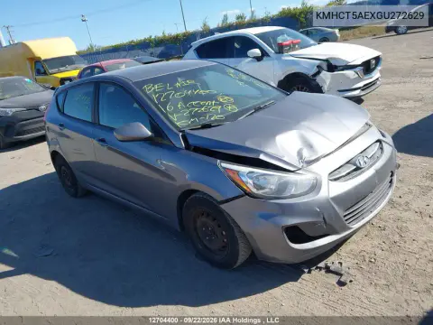 2016 Hyundai Accent VIN KMHCT5AEXGU272629 фото 2