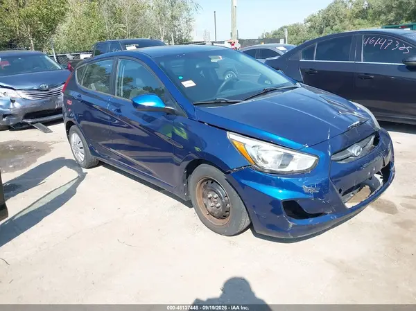 KMHCT5AE4GU252666 — 2016 Hyundai Accent, Передняя часть (Front End), фото до ремонта