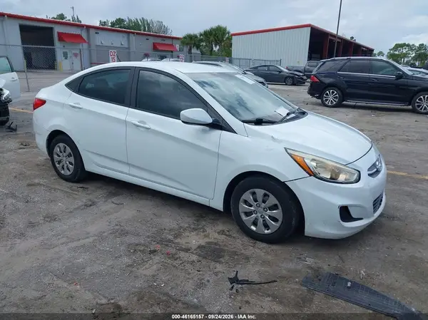 KMHCT4AE9GU063912 — 2016 Hyundai Accent, Передняя часть (Front End), фото до ремонта