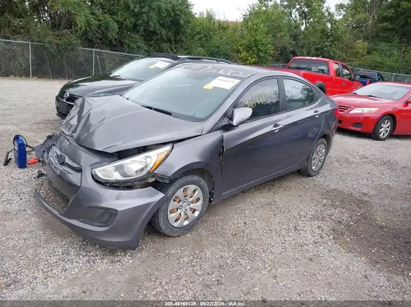 KMHCT4AE5GU043415 — 2016 Hyundai Accent, фото 2 с аукциона IAAI, Передняя часть