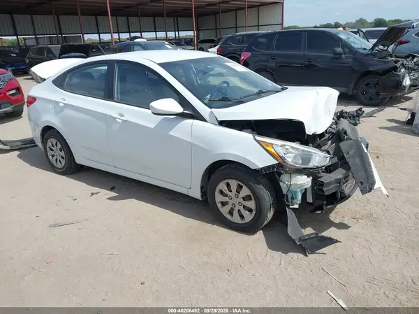 KMHCT4AE5GU007868 — 2016 Hyundai Accent, Передняя часть (Front End), фото до ремонта