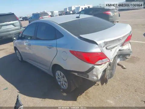 2016 Hyundai Accent Se VIN KMHCT4AE3GU106964 фото 4