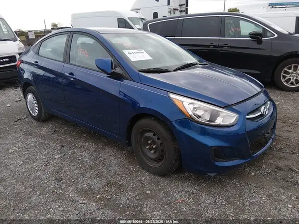 KMHCT4AE5HU310604 — 2017 Hyundai Accent, Передняя часть слева (Left Front), фото до ремонта