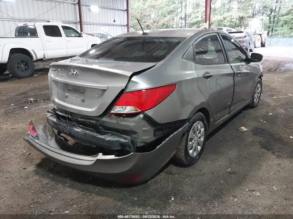 KMHCT4AE6HU369614 — 2017 Hyundai Accent, фото 4 с аукциона IAAI, Задняя часть