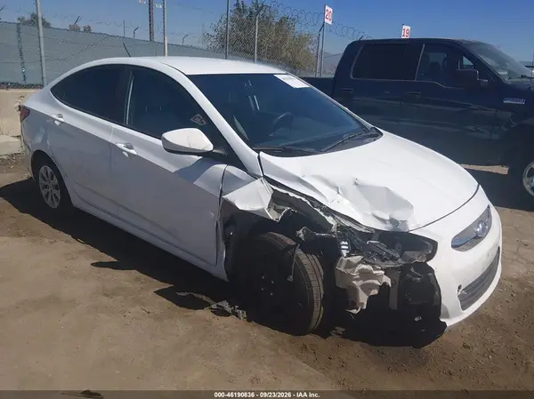 KMHCT4AE2HU274001 — 2017 Hyundai Accent, Передняя часть справа (Right Front), фото до ремонта