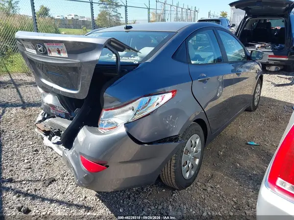KMHCT4AE6HU243768 — 2017 Hyundai Accent, фото 4 с аукциона IAAI, Задняя часть