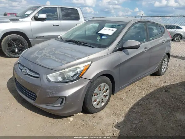 2017 HYUNDAI ACCENT VIN KMHCT5AEXHU360033 фото 2