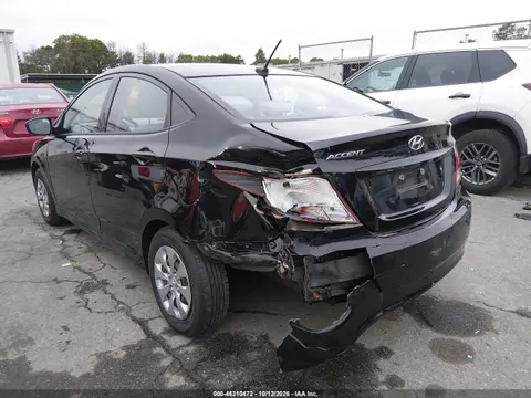 KMHCT4AE8HU327168 — 2017 Hyundai Accent, Сзади слева, фото до ремонта