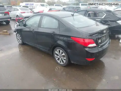KMHCT4AE2HU354849 — 2017 Hyundai Accent, фото 4 с аукциона IAAI, Передняя часть