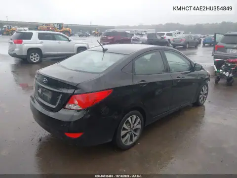 KMHCT4AE2HU354849 — 2017 Hyundai Accent, фото 5 с аукциона IAAI, Передняя часть