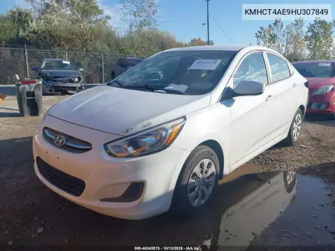 KMHCT4AE9HU307849 — 2017 Hyundai Accent, фото 3 с аукциона IAAI, Справа сзади