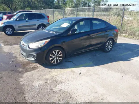 KMHCT4AE0HU356048 — 2017 Hyundai Accent, фото 2 с аукциона IAAI 21.10.2026, Естественный износ