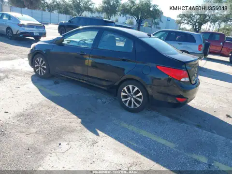 KMHCT4AE0HU356048 — 2017 Hyundai Accent, фото 3 с аукциона IAAI 21.10.2026, Естественный износ