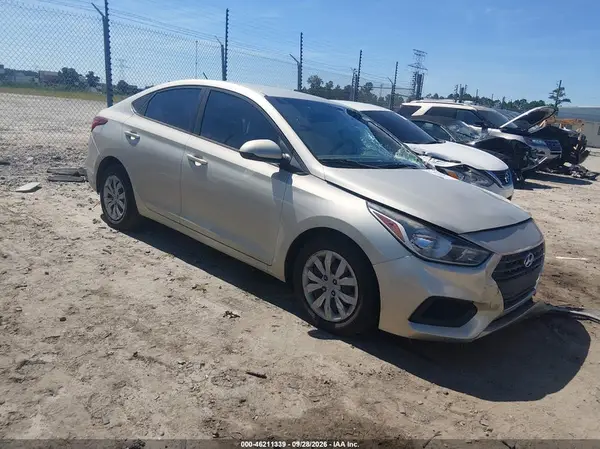 3KPC24A37JE035456 — 2018 Hyundai Accent, Передняя часть слева (Left Front), фото до ремонта