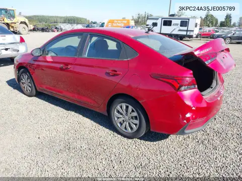 2018 Hyundai Accent Se VIN 3KPC24A35JE005789 фото 4
