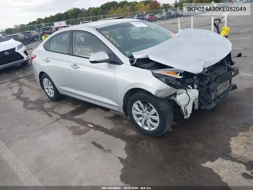 3KPC24A30KE052049 Hyundai Accent 2019 — повреждение Передняя часть, фото до ремонта