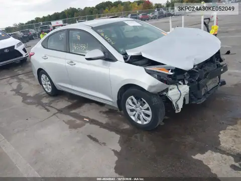 3KPC24A30KE052049 — 2019 Hyundai Accent, Передняя часть, фото до ремонта