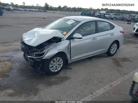 3KPC24A30KE052049 — 2019 Hyundai Accent, фото 2 с аукциона IAAI, Передняя часть