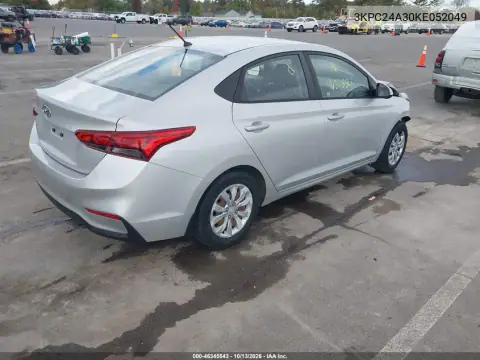 3KPC24A30KE052049 — 2019 Hyundai Accent, фото 4 с аукциона IAAI, Передняя часть
