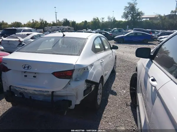 3KPC24A69LE120022 — 2020 Hyundai Accent, фото 4 с аукциона IAAI, Задняя часть