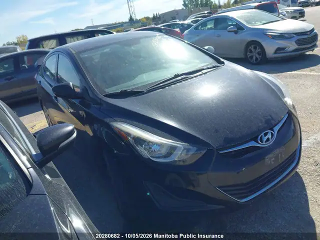 5NPDH4AE5FH578845 — 2015 Hyundai Elantra GL, Задняя часть справа (Right Rear), фото до ремонта