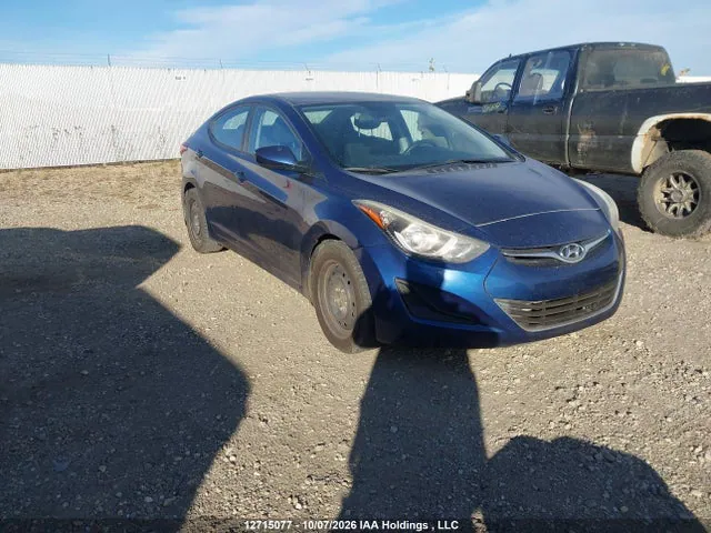 2016 Hyundai ELANTRA GL VIN 5NPDH4AEXGH682412 фото 1