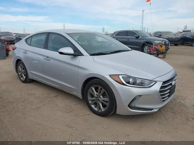 KMHD84LF2JU448490 — 2018 Hyundai Elantra GL, Передняя часть (Front), фото до ремонта